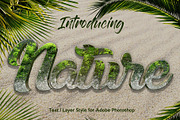 10 Natural Texture Text Effect