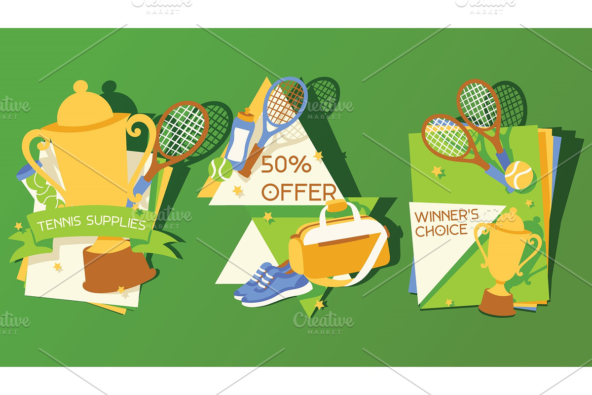 Tennis vector playing tennis-ball in Illustrations - product preview 8