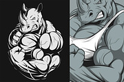 Strong rhinoceros
