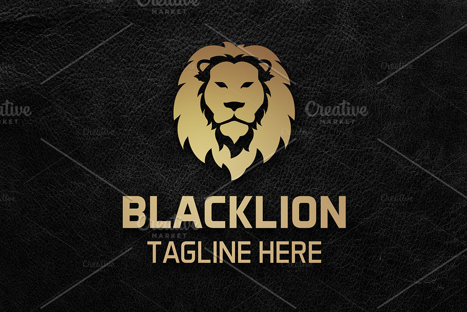 Black Lion Logo in Logo Templates - product preview 8