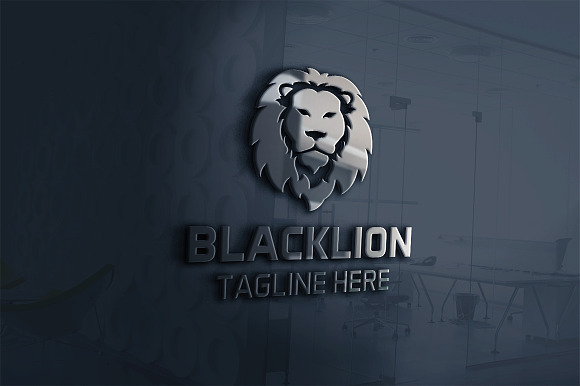 Black Lion Logo in Logo Templates - product preview 1