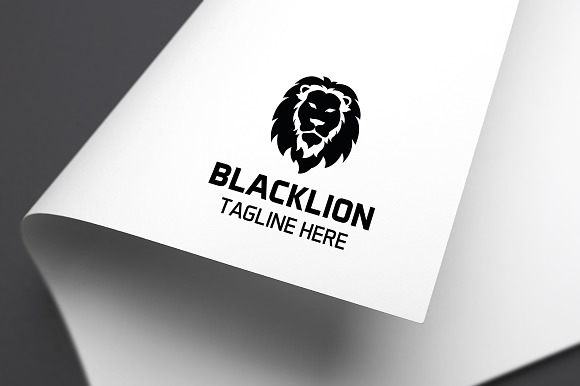 Black Lion Logo in Logo Templates - product preview 3