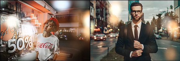 50 Urban Bokeh Photo Overlays in Photoshop Layer Styles - product preview 1
