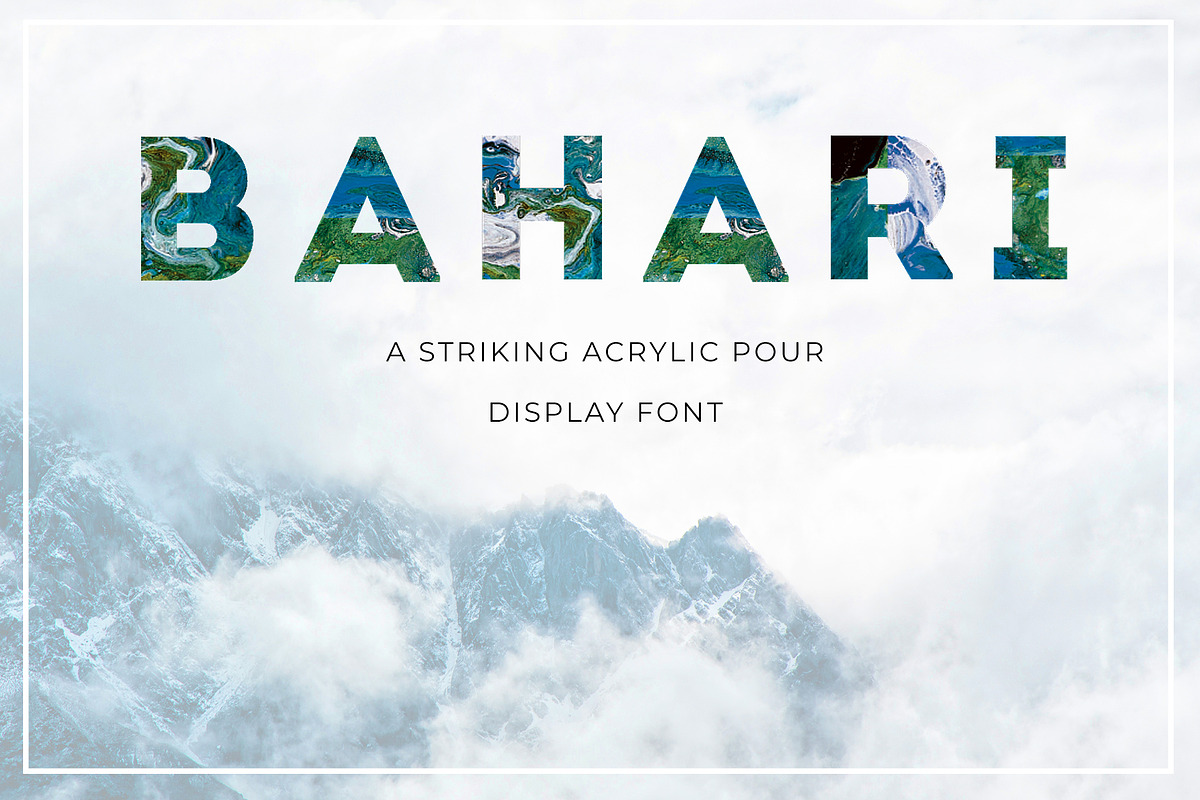 BAHARI Display Font in Fonts - product preview 8