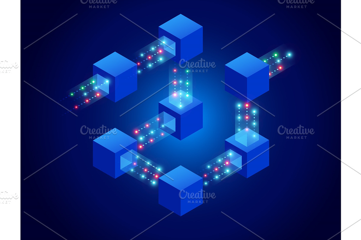Isometric concept of quantum in Illustrations - product preview 8