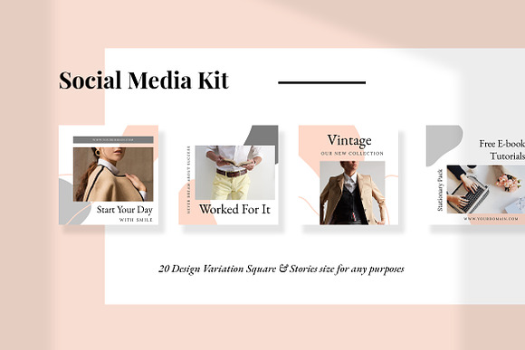 Luna - Social Media Kit in Instagram Templates - product preview 1