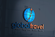 Global travel Logo Template