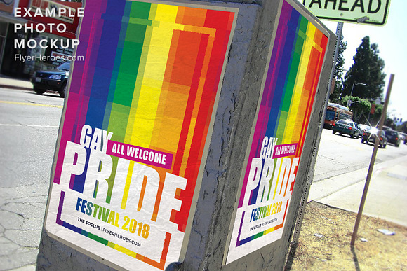 Gay Pride Festival Flyer Template in Card Templates - product preview 3