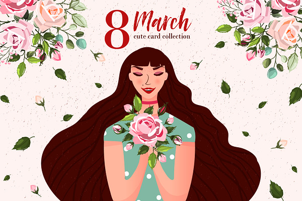 8 March Women's Day card collection
