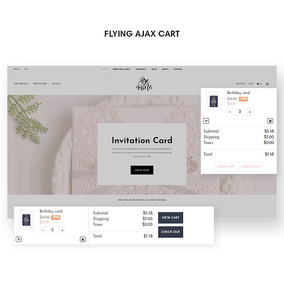 AP BEMINE PRESTASHOP GIFT THEME in Website Templates - product preview 3