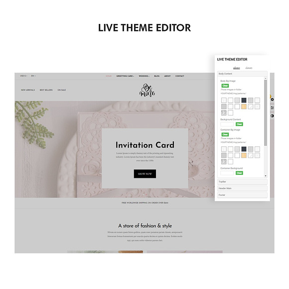 AP BEMINE PRESTASHOP GIFT THEME in Website Templates - product preview 5