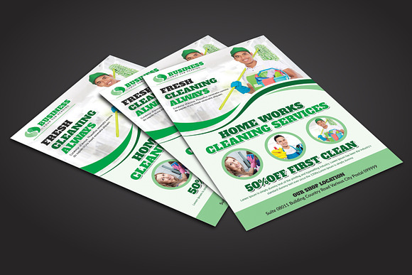 House Cleaning Specialist Flyer in Flyer Templates - product preview 1
