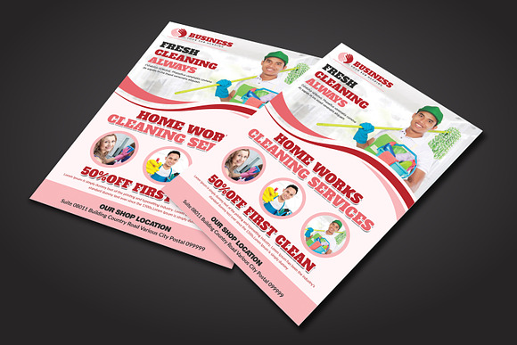 House Cleaning Specialist Flyer in Flyer Templates - product preview 2