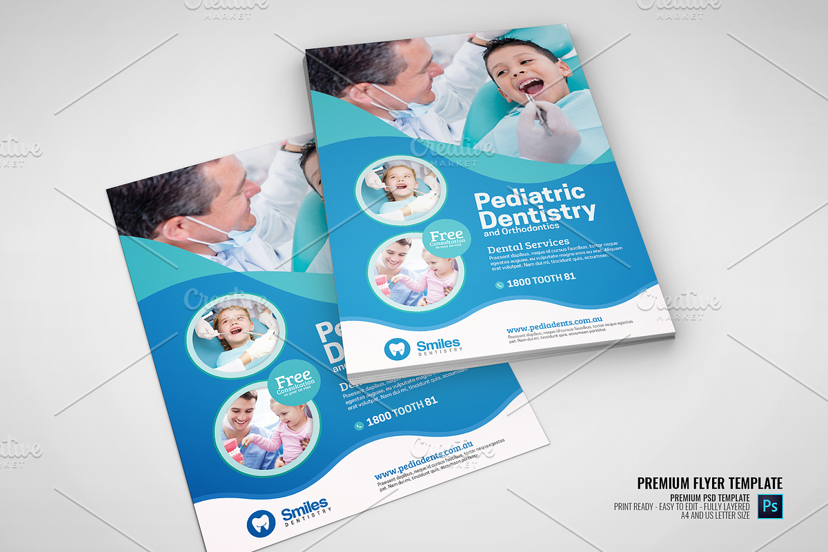 Pediatric Dentistry Flyer in Flyer Templates - product preview 8