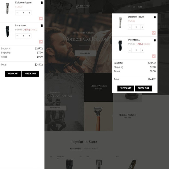 AP TRIMMER PRESTASHOP THEME in Bootstrap Themes - product preview 5