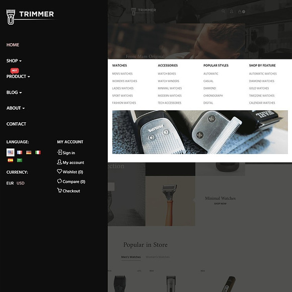 AP TRIMMER PRESTASHOP THEME in Bootstrap Themes - product preview 7