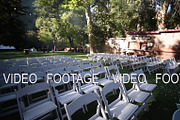 Wedding ceremony on nature in green
