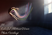 88 Colorful Abstract Wave Overlays