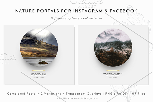 Nature Portals for Instagram & FB in Instagram Templates - product preview 3
