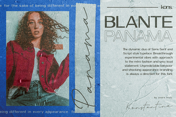 BLANTE PANAMA - Duo Fonts
