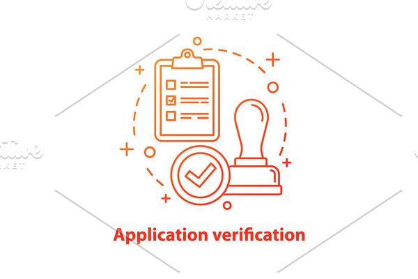 Application verification icon