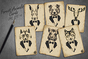 Animals in Suits / Forest Cards