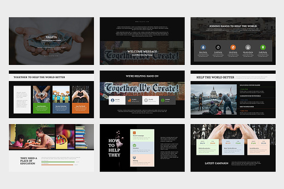 Valeta : Charity Event Powerpoint in PowerPoint Templates - product preview 7