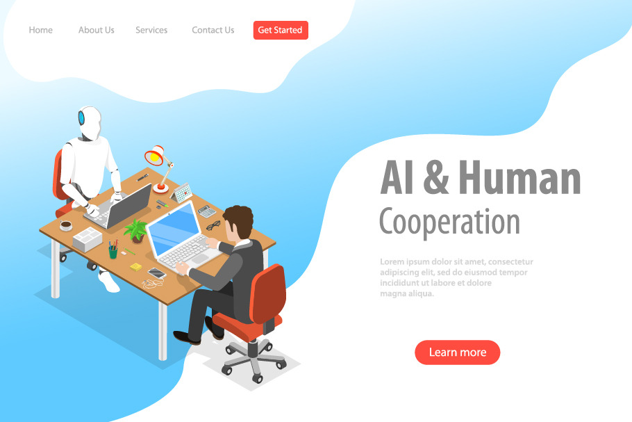 Robot and human cooperation