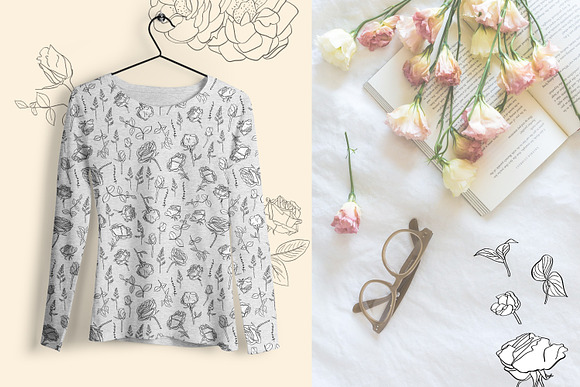 Birdy Roses Collection in Illustrations - product preview 3