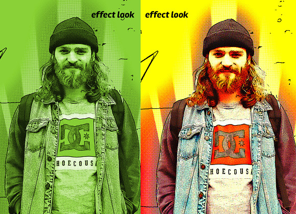 Comic Book Effect Photoshop Action in Add-Ons - product preview 9