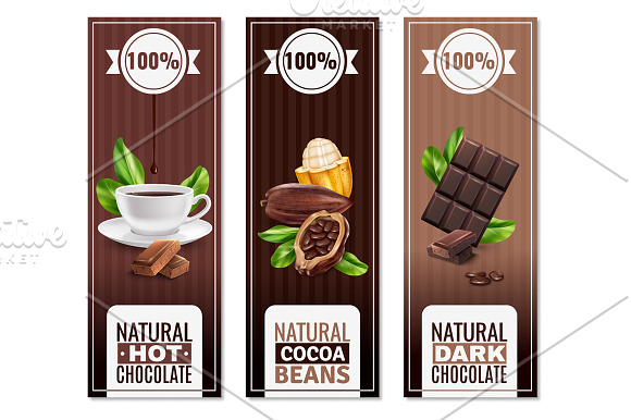 Cocoa Products Set in Illustrations - product preview 4