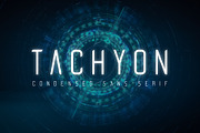 Tachyon Font - Condensed Sans Serif