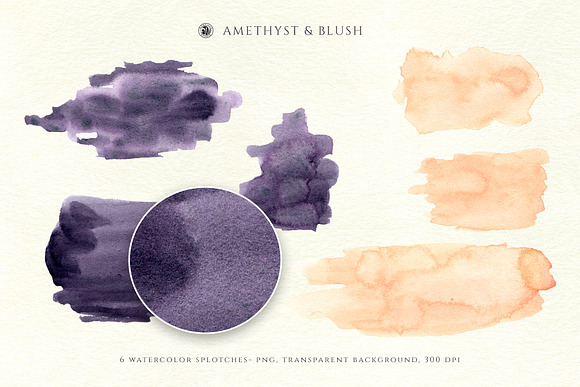 Watercolor Background - Blush in Textures - product preview 2