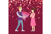 Bouquet of Flowers to Girlfriend