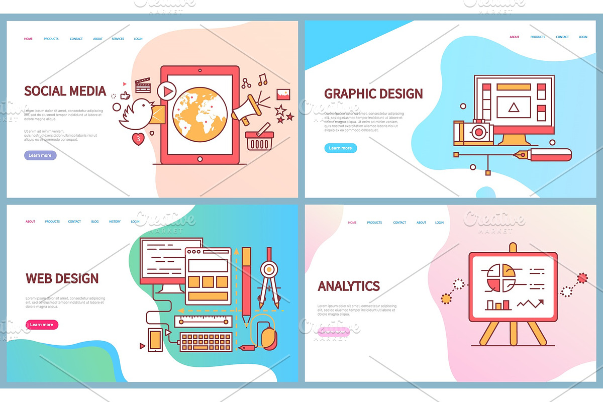Graphic and Web Design, Analytics in Illustrations - product preview 8