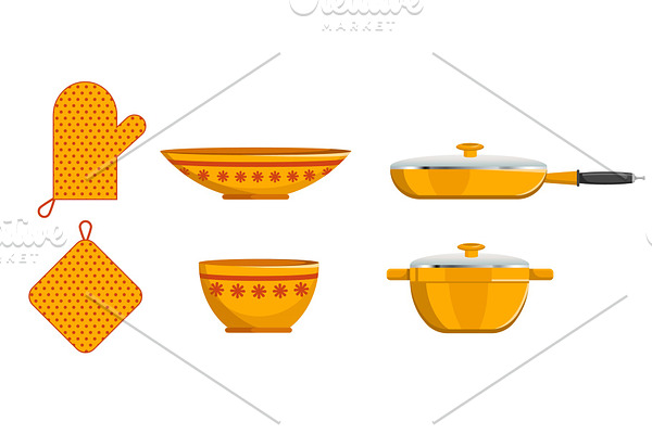 Kitchen Pot and Saucer Pan Crockery
