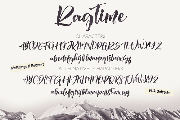 Ragtime - Brush Font Duo in Display Fonts - product preview 3