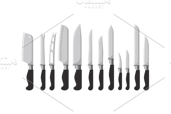 Kitchen Cutlery Sharp Knives