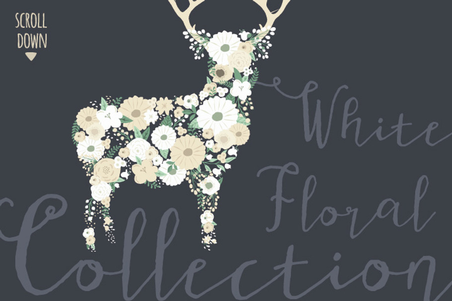 White Floral Collection