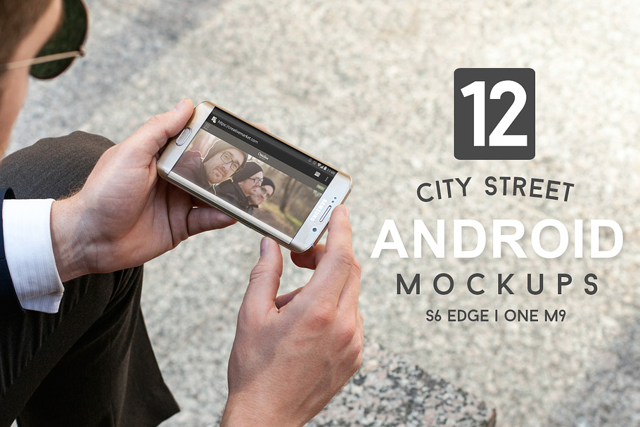 12 City Street Android Mockups