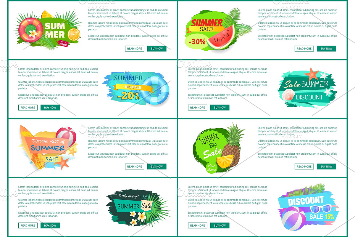 Best Super Discount Banners Vector in Illustrations - product preview 8