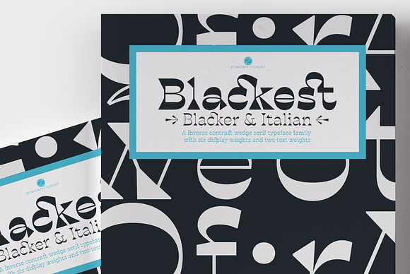 Blackest - 8 fonts in Display Fonts - product preview 12