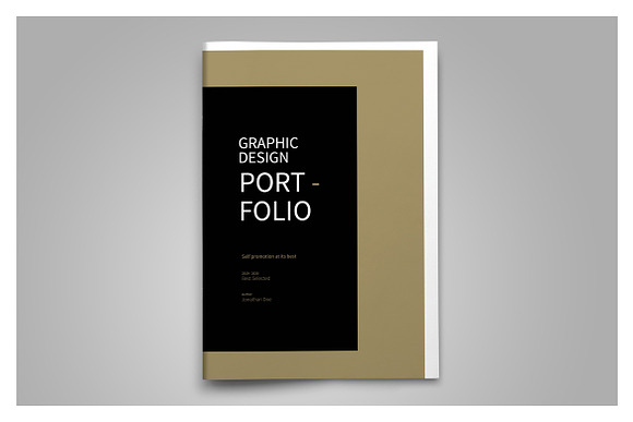 Graphic Design Portfolio Template in Brochure Templates - product preview 2