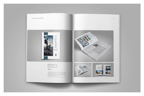 Graphic Design Portfolio Template in Brochure Templates - product preview 7