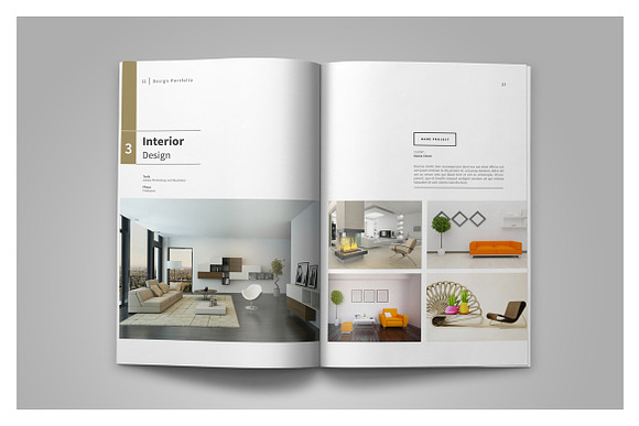 Graphic Design Portfolio Template in Brochure Templates - product preview 8