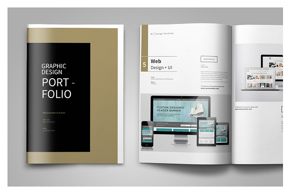 Graphic Design Portfolio Template in Brochure Templates - product preview 11