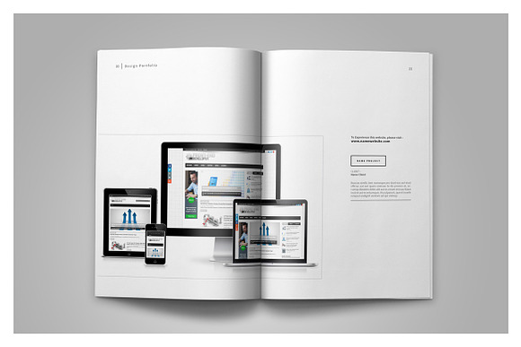 Graphic Design Portfolio Template in Brochure Templates - product preview 12