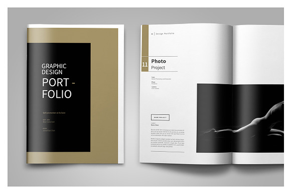Graphic Design Portfolio Template in Brochure Templates - product preview 20