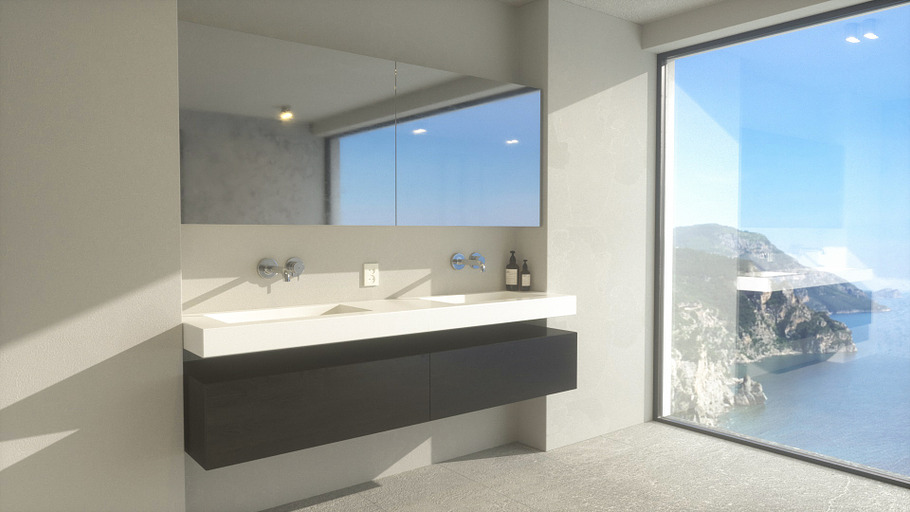 Bathroom with a view in Architecture - product preview 1