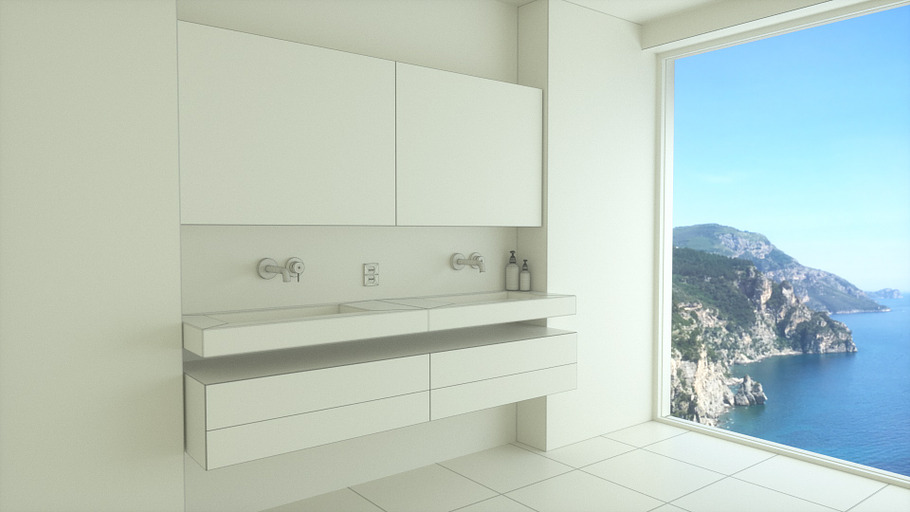 Bathroom with a view in Architecture - product preview 8